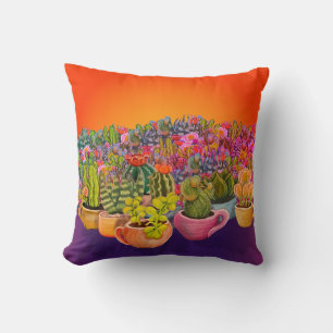 Cojín Decorativo Cacti y Suculentos