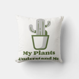 Cojín Decorativo Cactus con manchas verdes