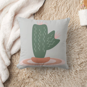 Cojín Decorativo Cactus con pinchos en alfombra