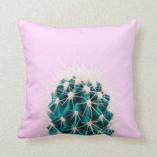 Cojín Decorativo Cactus de Prickley en rosa