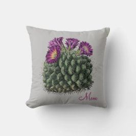 Cojín Decorativo Cactus floreciente | Mamá