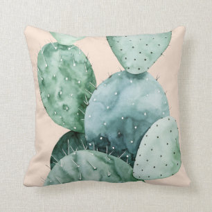 Cojín Decorativo Cactus on Coral
