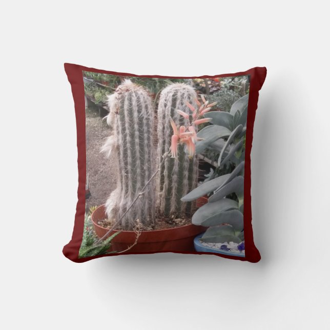 Cojín Decorativo Cactus Throw Piillow (Anverso)