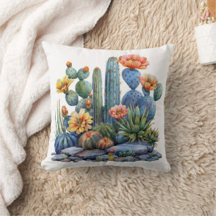 Cojín Decorativo Cactus y suculentos