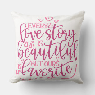 Cojín Decorativo Cada historia de amor