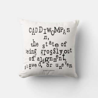Cojín Decorativo Caddiwompas Nueva definición Humor sesgado