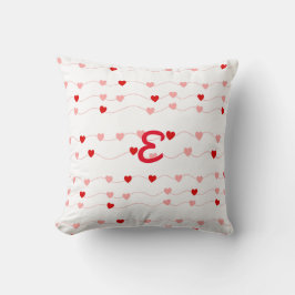COJÍN DECORATIVO CADENA DE CORAZONES