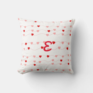 COJÍN DECORATIVO CADENA DE CORAZONES