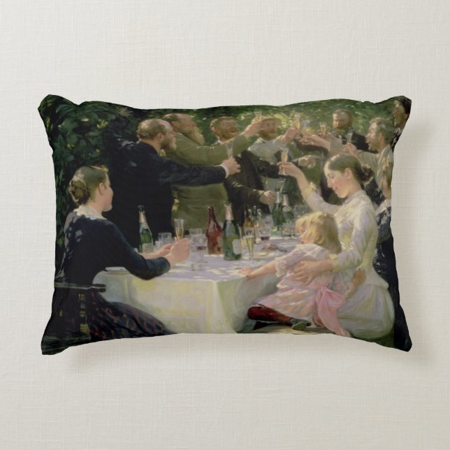 Cojín Decorativo ¡Cadera de la cadera Hurrah! El fiesta de los (Anverso)