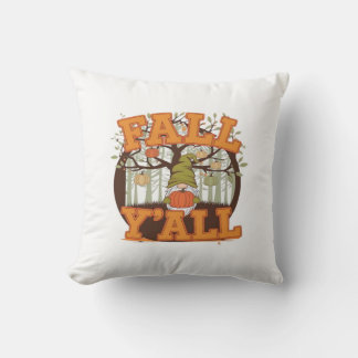 Cojín Decorativo Cae curioso casual del otoño de la calabaza de la