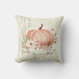 Cojín Decorativo Cae La Calabaza De Otoño Especie Todo Buen Floral 