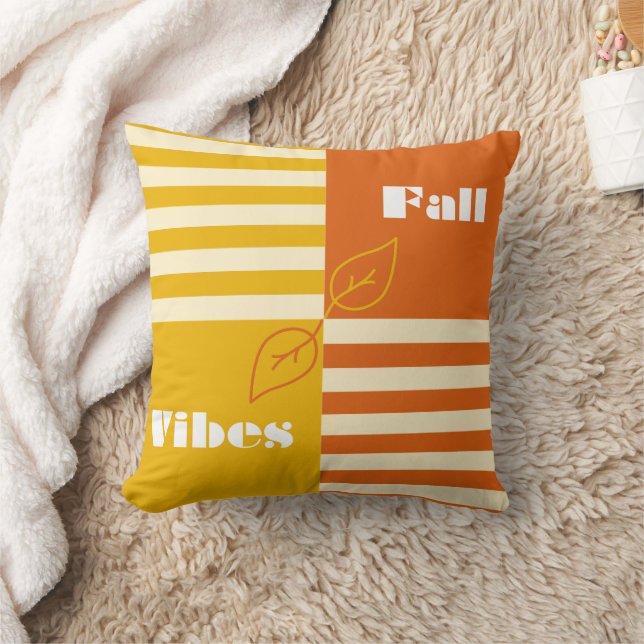 Cojín Decorativo Cae Vibes amarillo y Naranja para la comodidad de  (Manta)