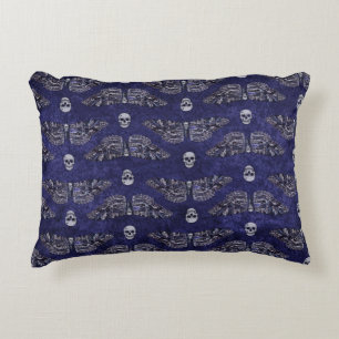 Cojín Decorativo Caer en la muerte de Moth y Skulls