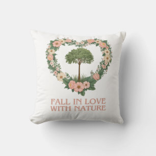 Cojín Decorativo Caer enamorada de la naturaleza