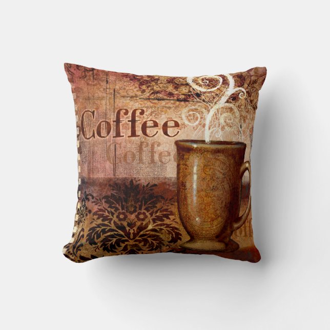 Cojín Decorativo Café (Anverso)