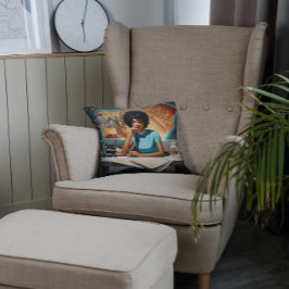 Cojín Decorativo Café Chronicle: Retro Newsreader