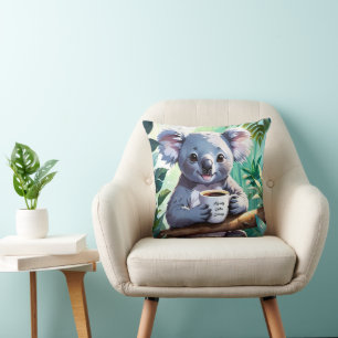 Cojín Decorativo Café Cozy Jungle Koala
