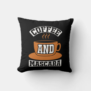 Cojín Decorativo Café De Arte Y Mascara