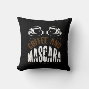 Cojín Decorativo Café De Arte Y Mascara