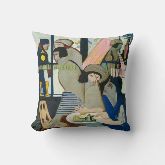 Cojín Decorativo Cafe de Ernst Ludwig Kirchner (Anverso)