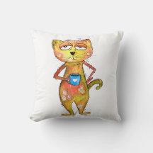 Café de gato tierno y caprichoso