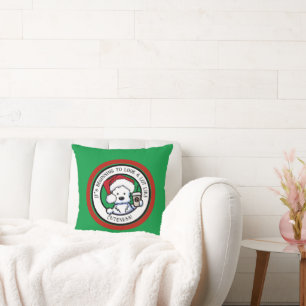Cojín Decorativo Café de los Navidades KiniArt Westie