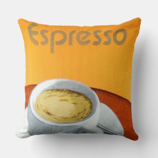 Cojín Decorativo Café Espresso Vintage