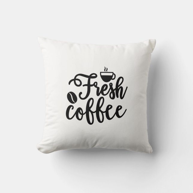 Cojín Decorativo Café fresco (Anverso)