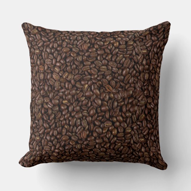 Cojín Decorativo Café frijol (Anverso)