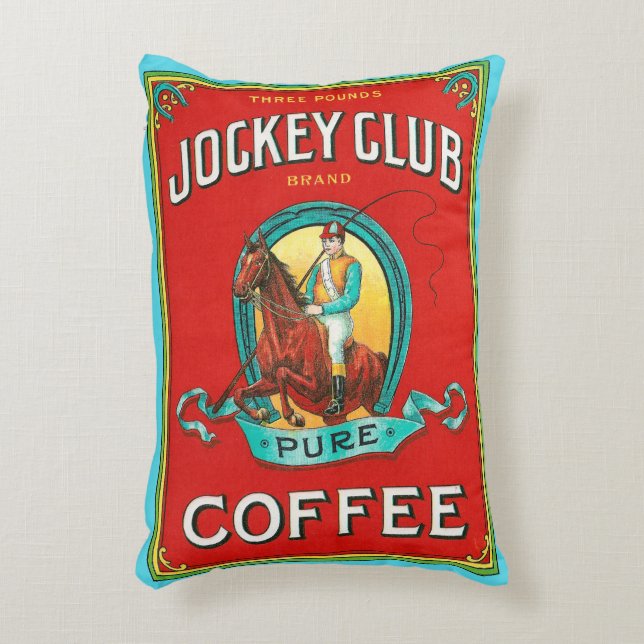 Cojín Decorativo Café Jockey Club (Frente (Vertical))