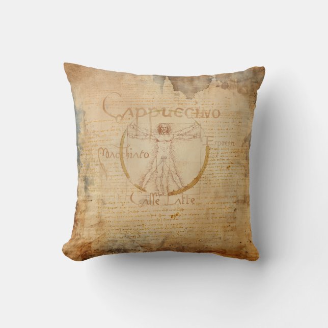 Cojín Decorativo Café Man (Anverso)