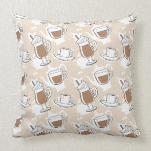 Cojín Decorativo Café, modelo dulce