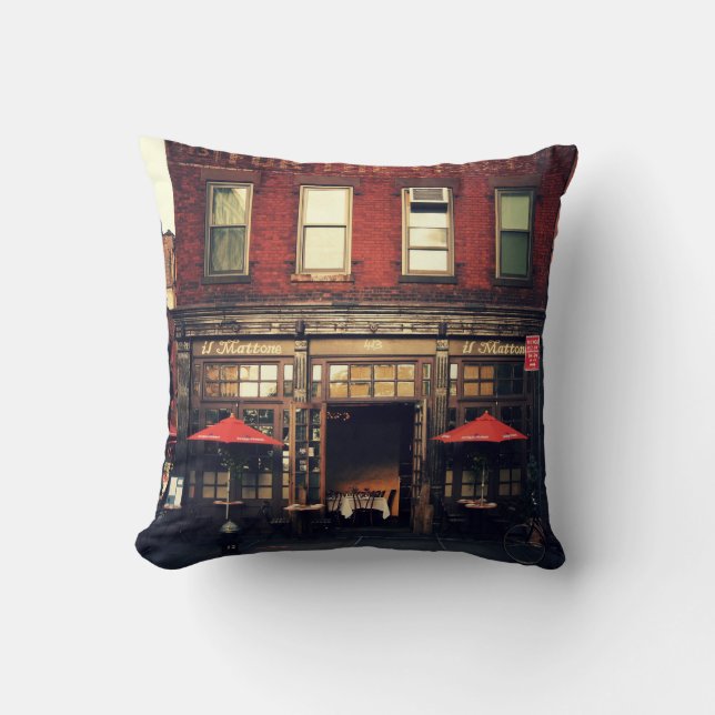 Cojín Decorativo Café - New York City (Anverso)