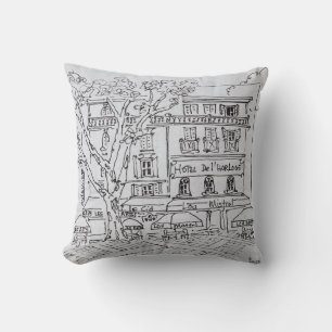 Cojín Decorativo Café patio  Hotel del'Horloge, Aviñón