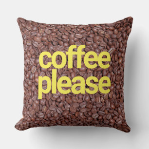 Cojín Decorativo Café, por favor