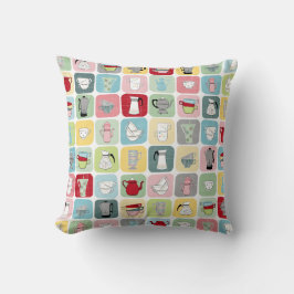 Cojín Decorativo Café retro