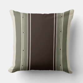 Cojín Decorativo Café y oliva