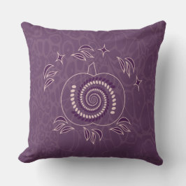 Cojín Decorativo Caída de la Calabaza Purple Boho