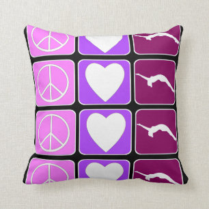 Cojín Decorativo Caída del amor de la paz