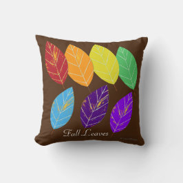 Cojín Decorativo Caída del arco iris deja negro