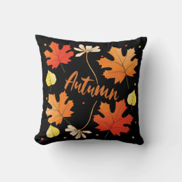 Cojín Decorativo Caída del otoño de hojas de follaje