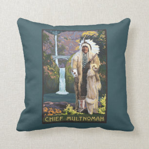 Cojín Decorativo Caídas de Multnomah, OregonChief Multnomah