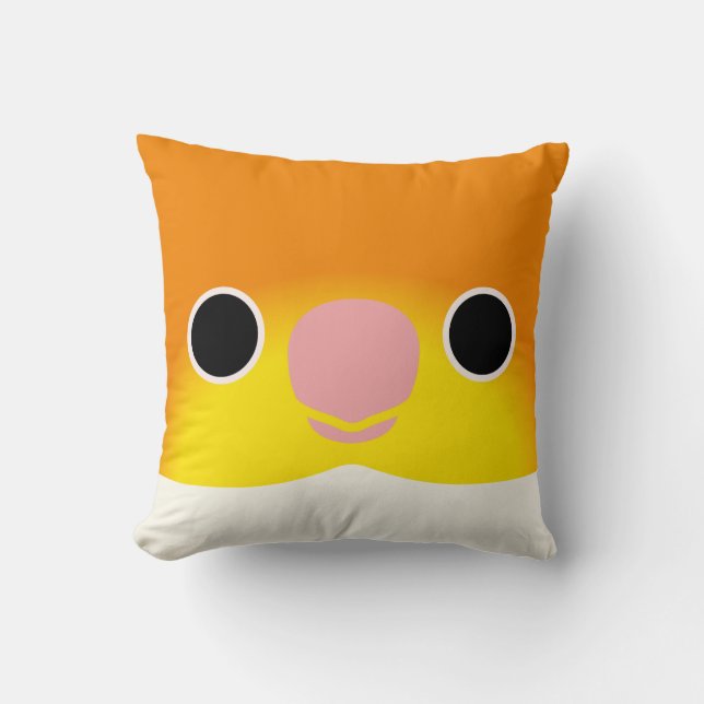 Cojín Decorativo caique Blanco-hinchado (Anverso)