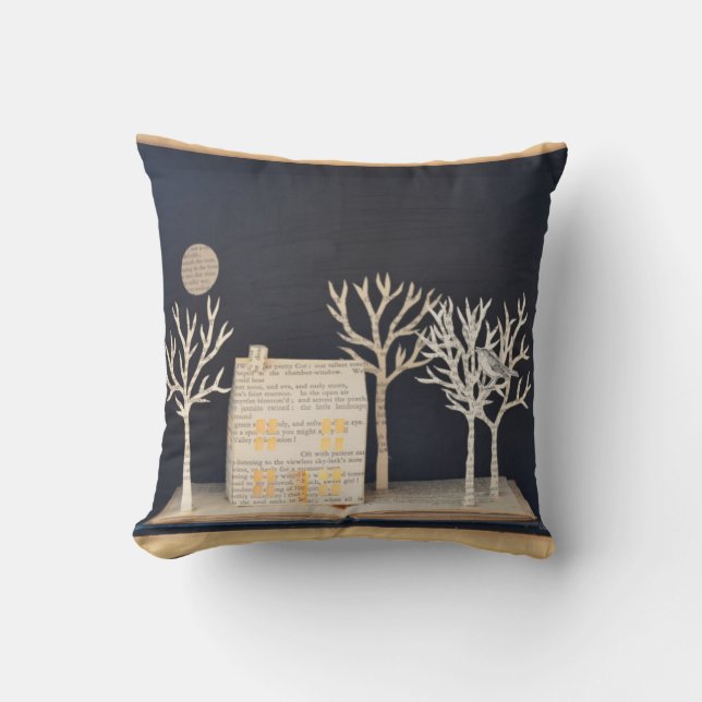 Cojín Decorativo Caja de luz 2012 de la cabaña (Anverso)