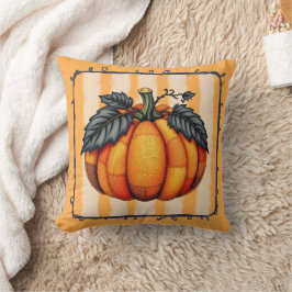 Cojín Decorativo Calabaza acogedora de carpintería - Callejuela de 
