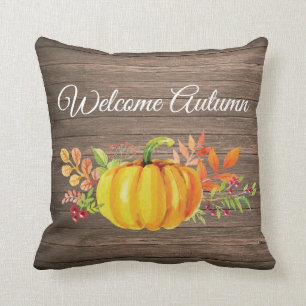 Cojín Decorativo Calabaza acuática rusa de otoño