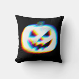 Cojín Decorativo Calabaza blanca Glitchy EDM