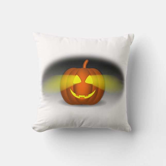 Cojín Decorativo Calabaza brillante - (Anverso)