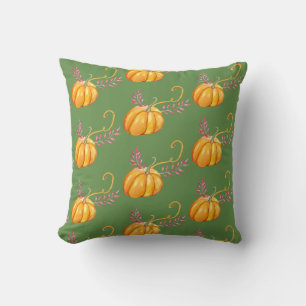 Cojín Decorativo Calabaza, calzado con linterna