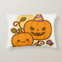 Cojín Decorativo Calabaza de calabaza - Kawaii Halloween
